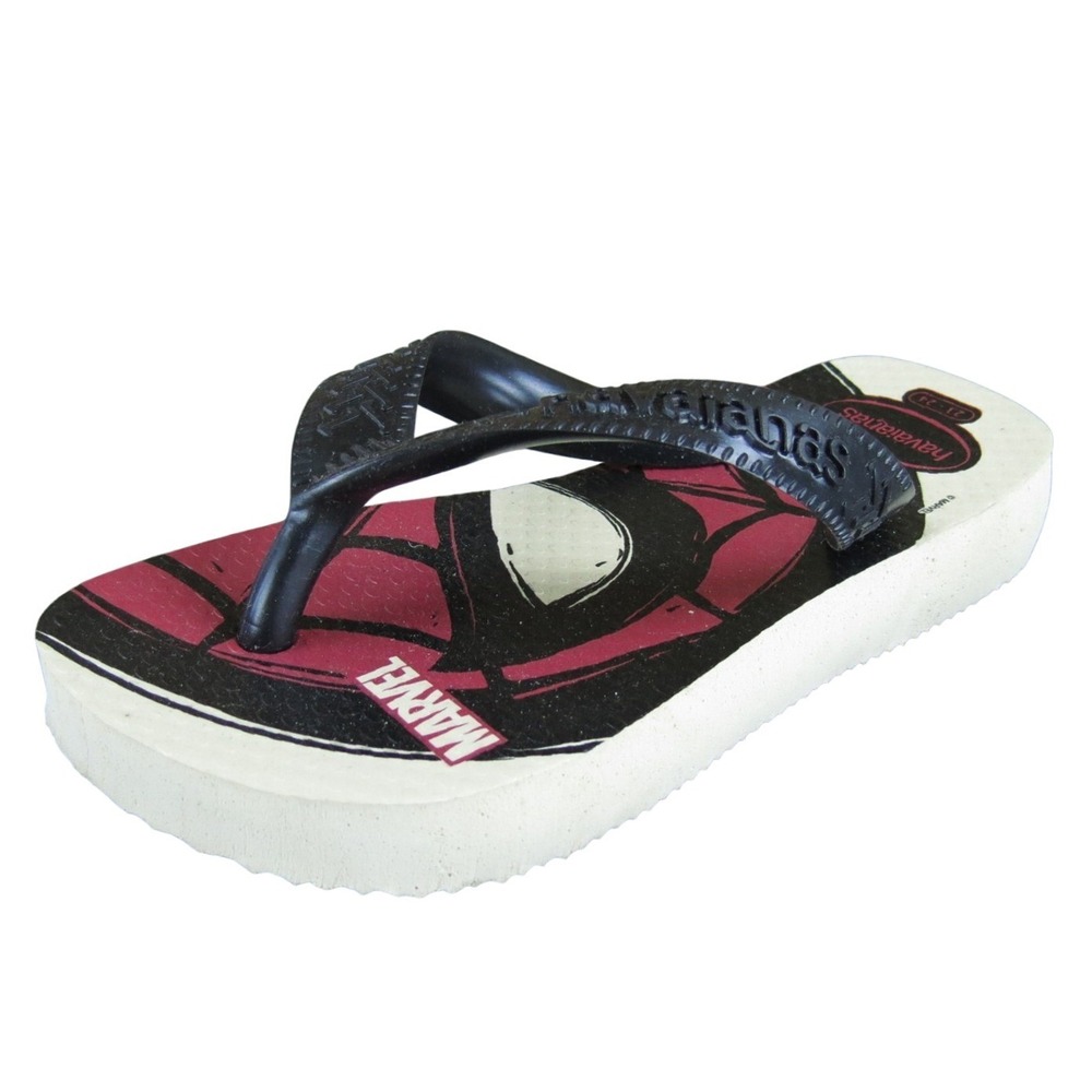 Havaianas Boys Flip Flop Sz T 9 Medium Red Synthetic Slip On